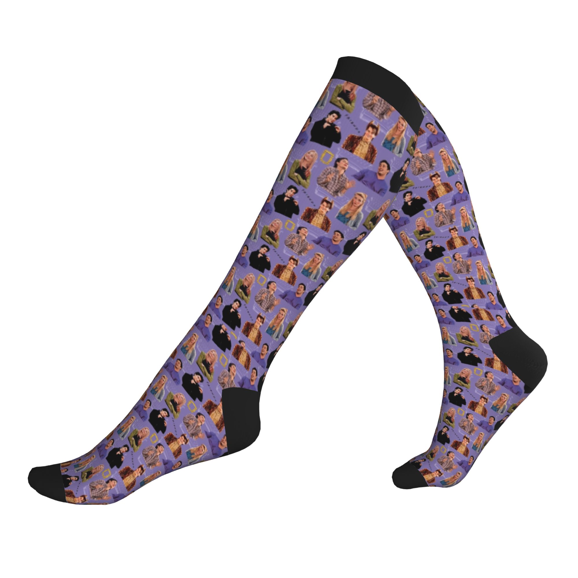 Collage de symboles Friends, c - No Show Sock Women avis et prix